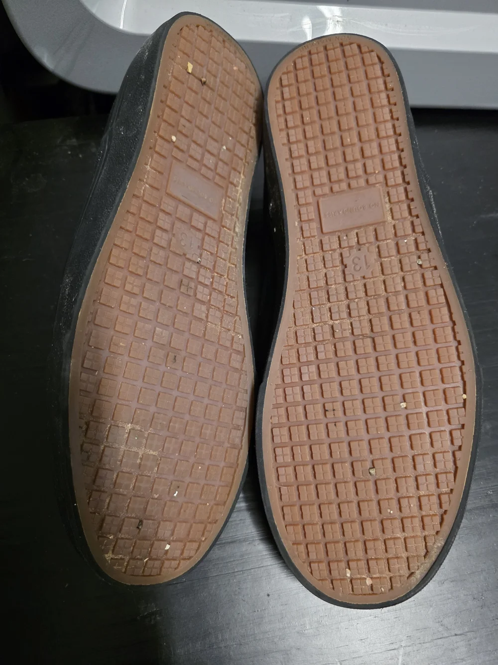 No Boundaries Black Slip-On Canvas Loafers